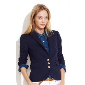 Madewell Academy Navy Wool Blazer 6